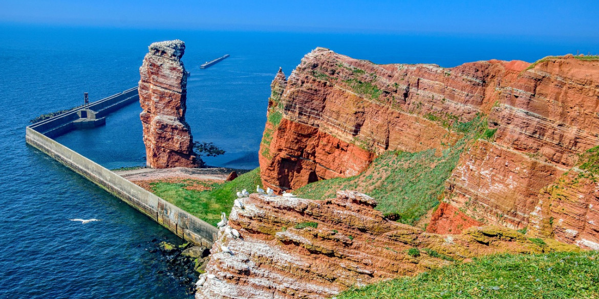 Felsformation Lange Anna auf Helgoland