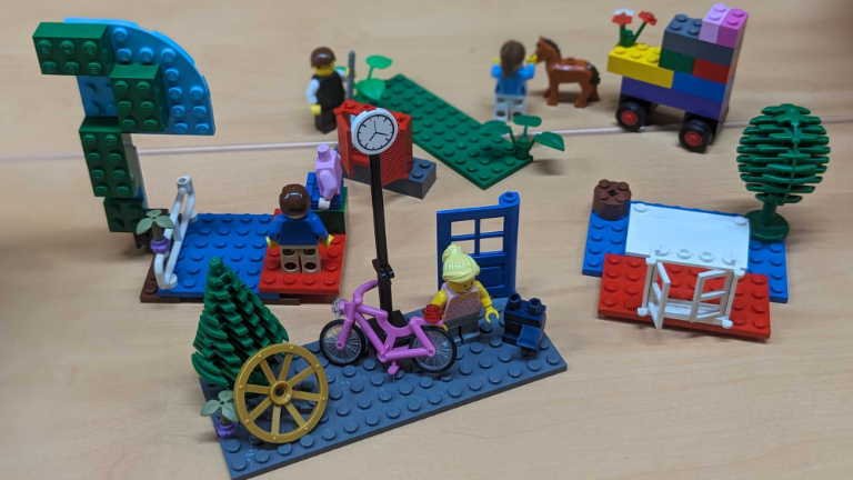 Lego-Modell in der Wochenschau vom 13.10.2023