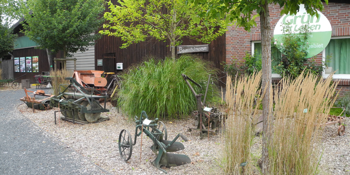 Außengeländes des Deutschen Baumschulmuseums