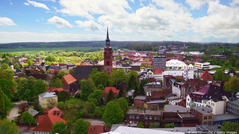 Luftbild von Itzehoe